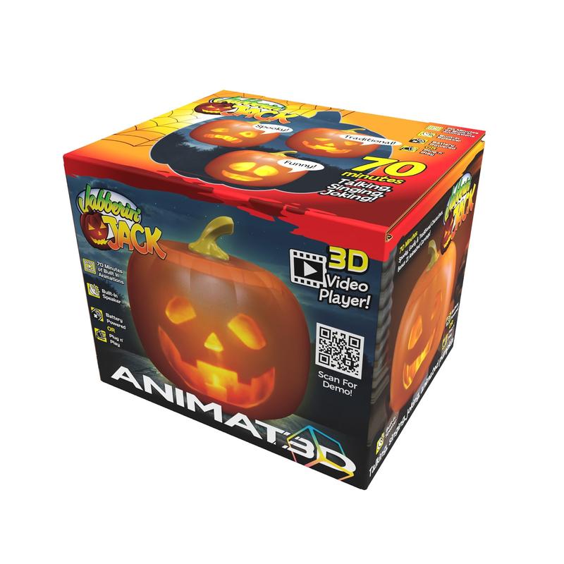 Jack-O'-Jabber Decorative Animated Pumpkin